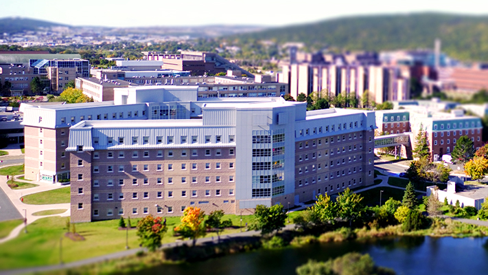 A photo of the Macpherson College building